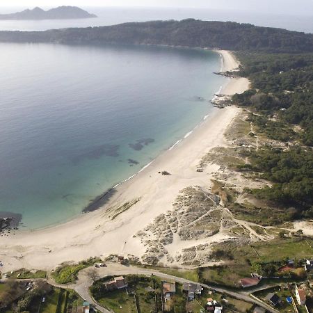 Cabana Rustica En Plena Naturaleza En Playa De Nerga, Ria De Vigo, Hío Exterior foto