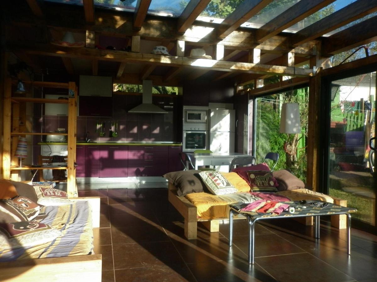 Cabana Rustica En Plena Naturaleza En Playa De Nerga, Ria De Vigo, Hío Exterior foto