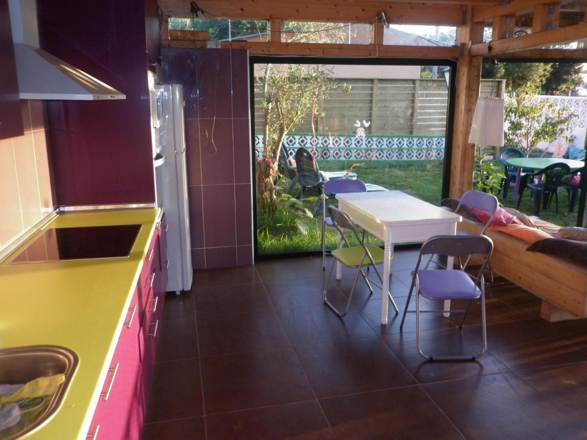 Cabana Rustica En Plena Naturaleza En Playa De Nerga, Ria De Vigo, Hío Exterior foto