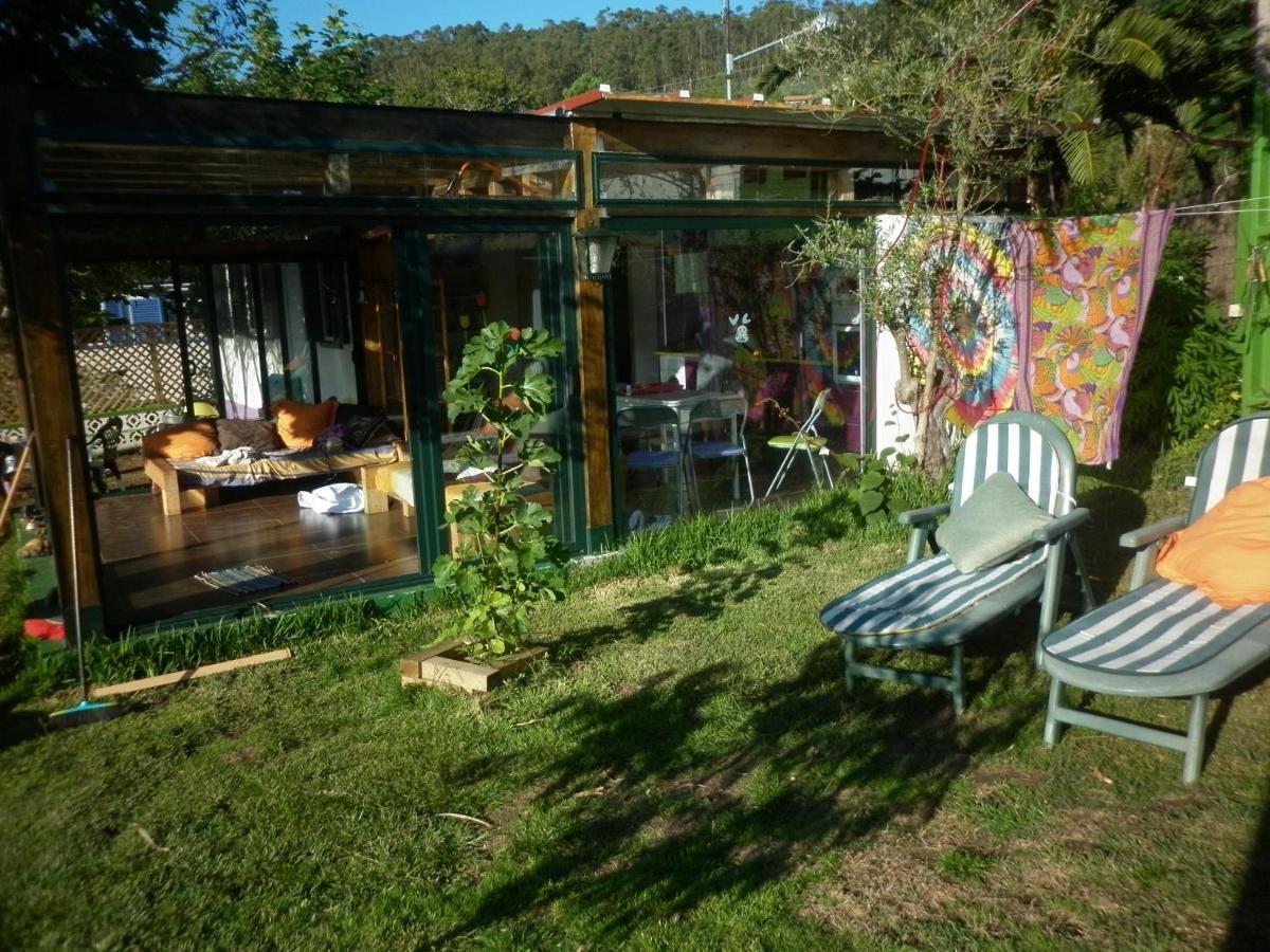 Cabana Rustica En Plena Naturaleza En Playa De Nerga, Ria De Vigo, Hío Exterior foto