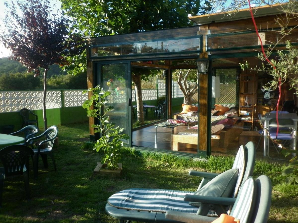 Cabana Rustica En Plena Naturaleza En Playa De Nerga, Ria De Vigo, Hío Exterior foto